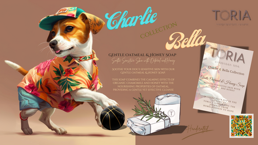 Charlie & Bella Collection: Gentle Oatmeal & Honey Soap https://www.toria.ie